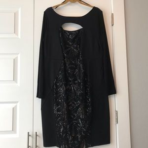 Long sleeve body hugging dress